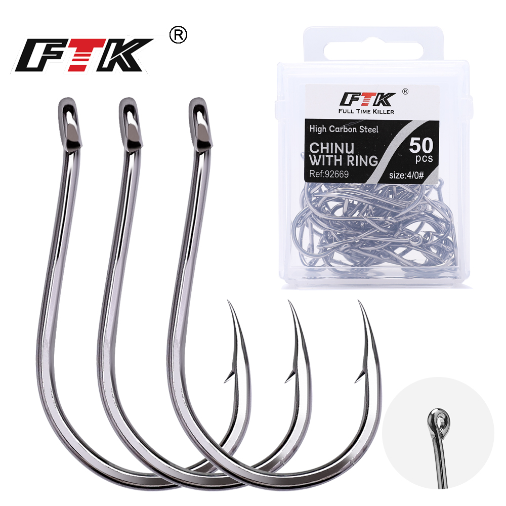 Fishing Hook Circle - FTK CHINU Angelhaken mit Ring und