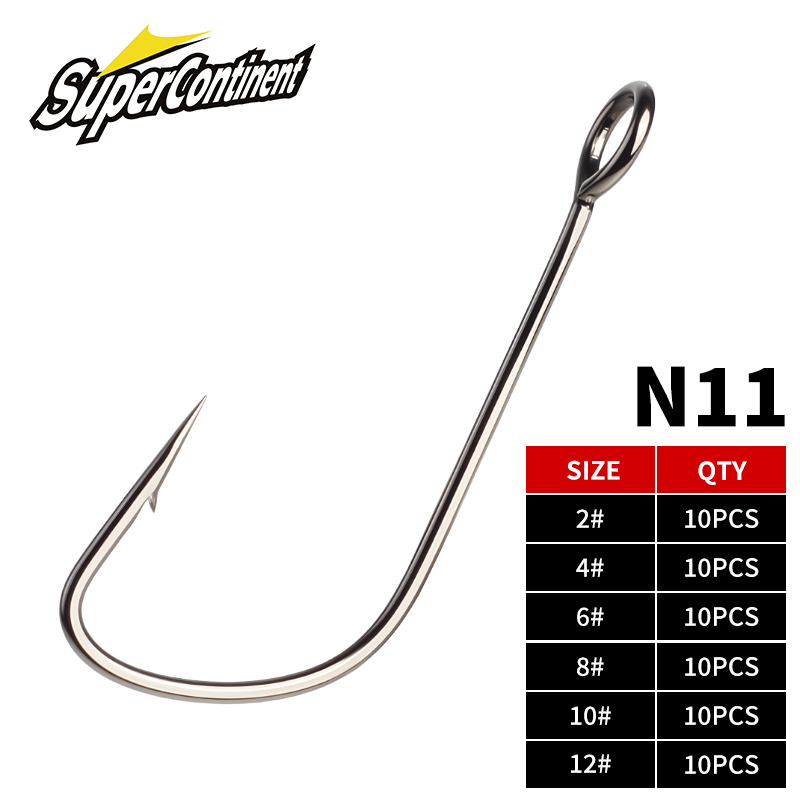Fishing Hook Assortment - Superkontinent 2 # -12 # 10
