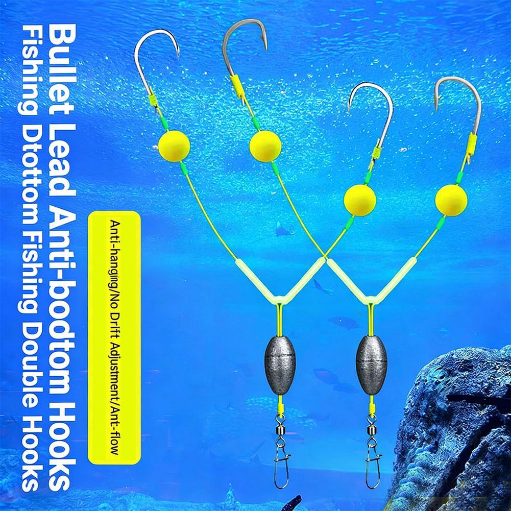 Reverse Off-Bottom Doppelhaken – Fishing Hook Weedless Bewertung und Preis