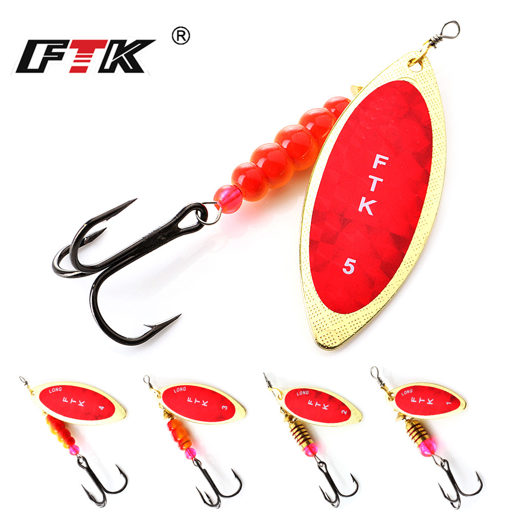 FTK Spinner Köder 4G/7G/12G/18 – Fishing Hook Treble Bewertung und Preis